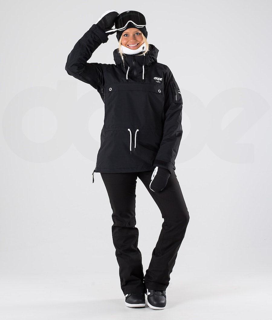 Black Women's Dope Annok W 2019 Snowboard Jackets | NZ_D2116