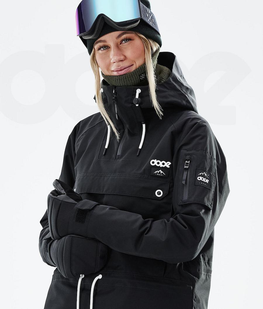 Black Women's Dope Annok W 2021 Ski Jackets | NZ_D2413
