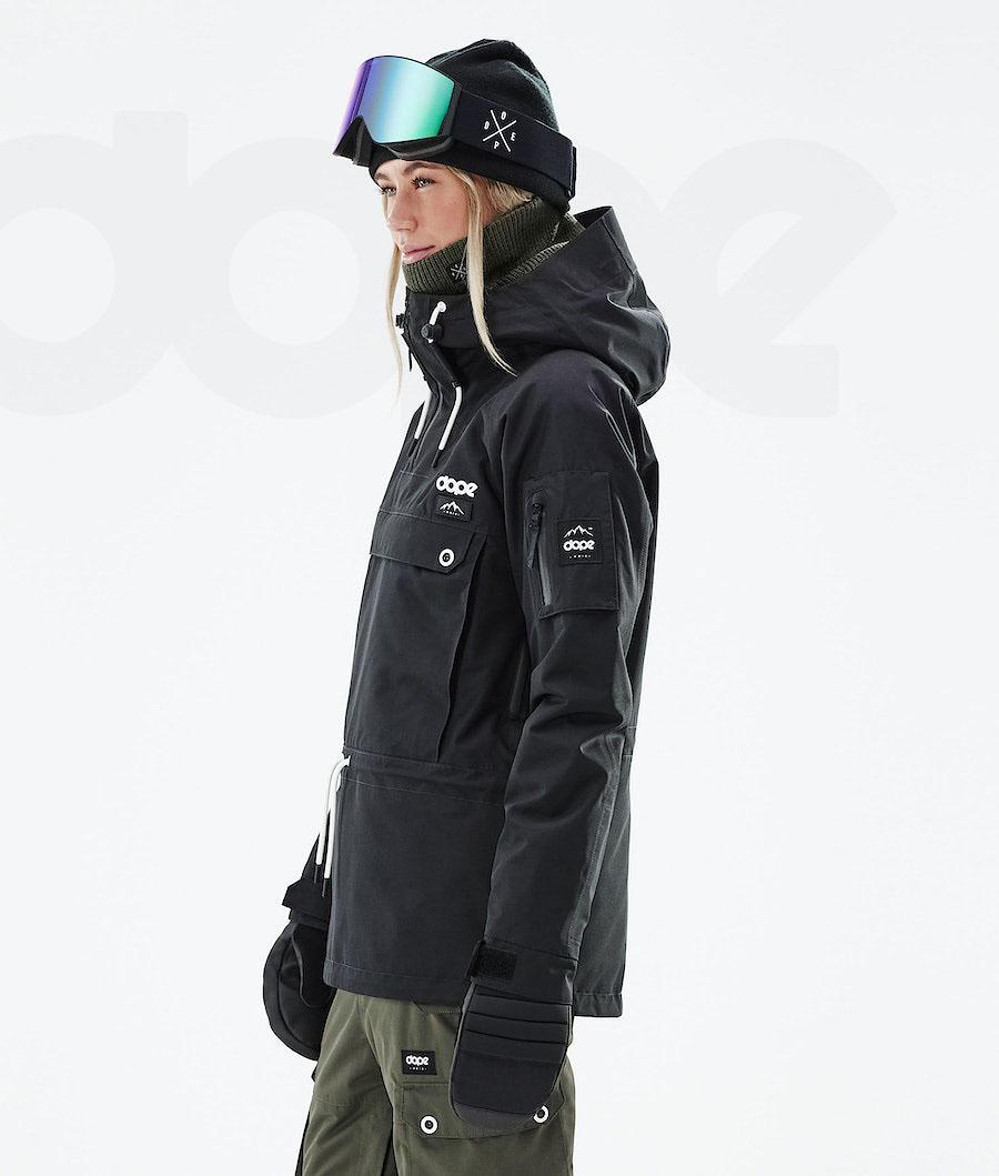 Black Women's Dope Annok W 2021 Ski Jackets | NZ_D2413