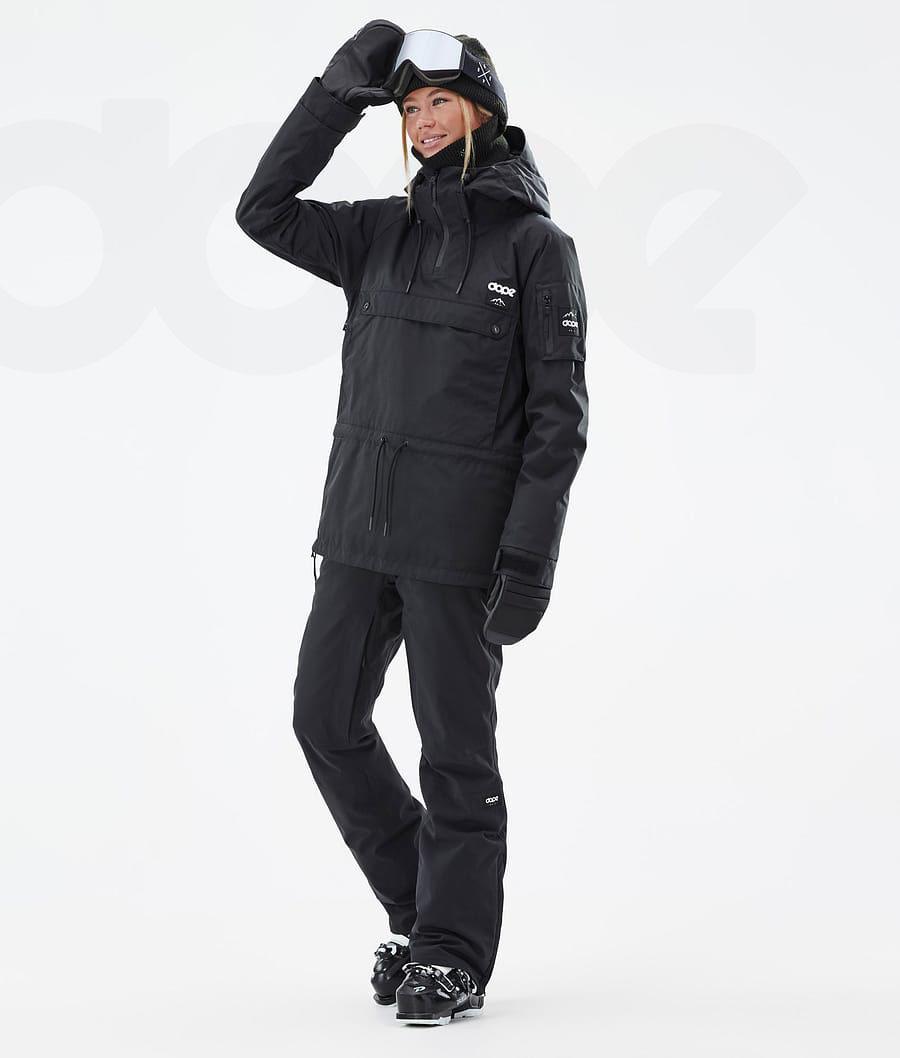 Black Women's Dope Annok W Ski Jackets | NZ_D1862