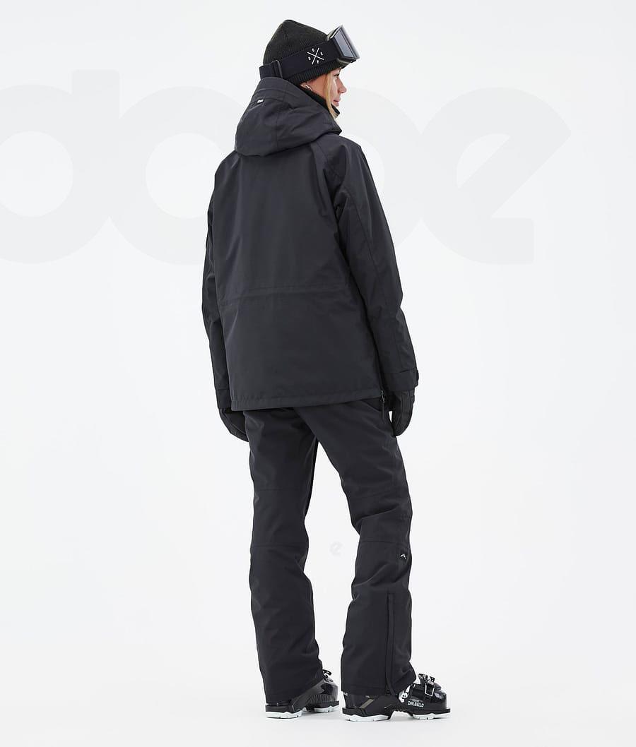 Black Women's Dope Annok W Ski Jackets | NZ_D1862