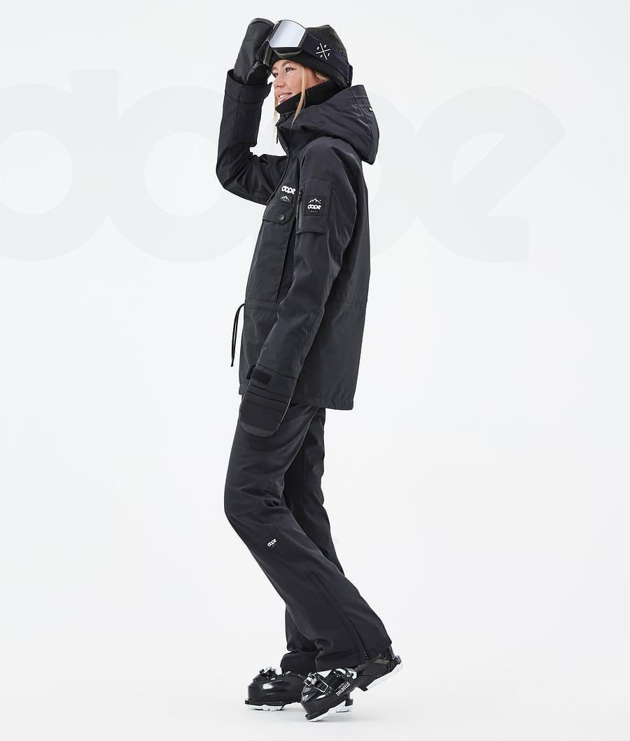 Black Women's Dope Annok W Ski Jackets | NZ_D1862