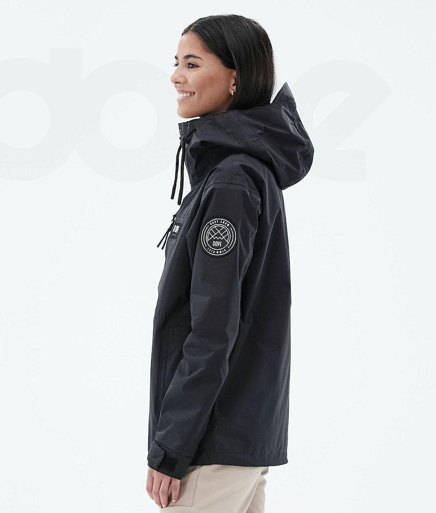 Black Women's Dope Blizzard Light W Full Zip Outdoor Jackets | NZ_D1106