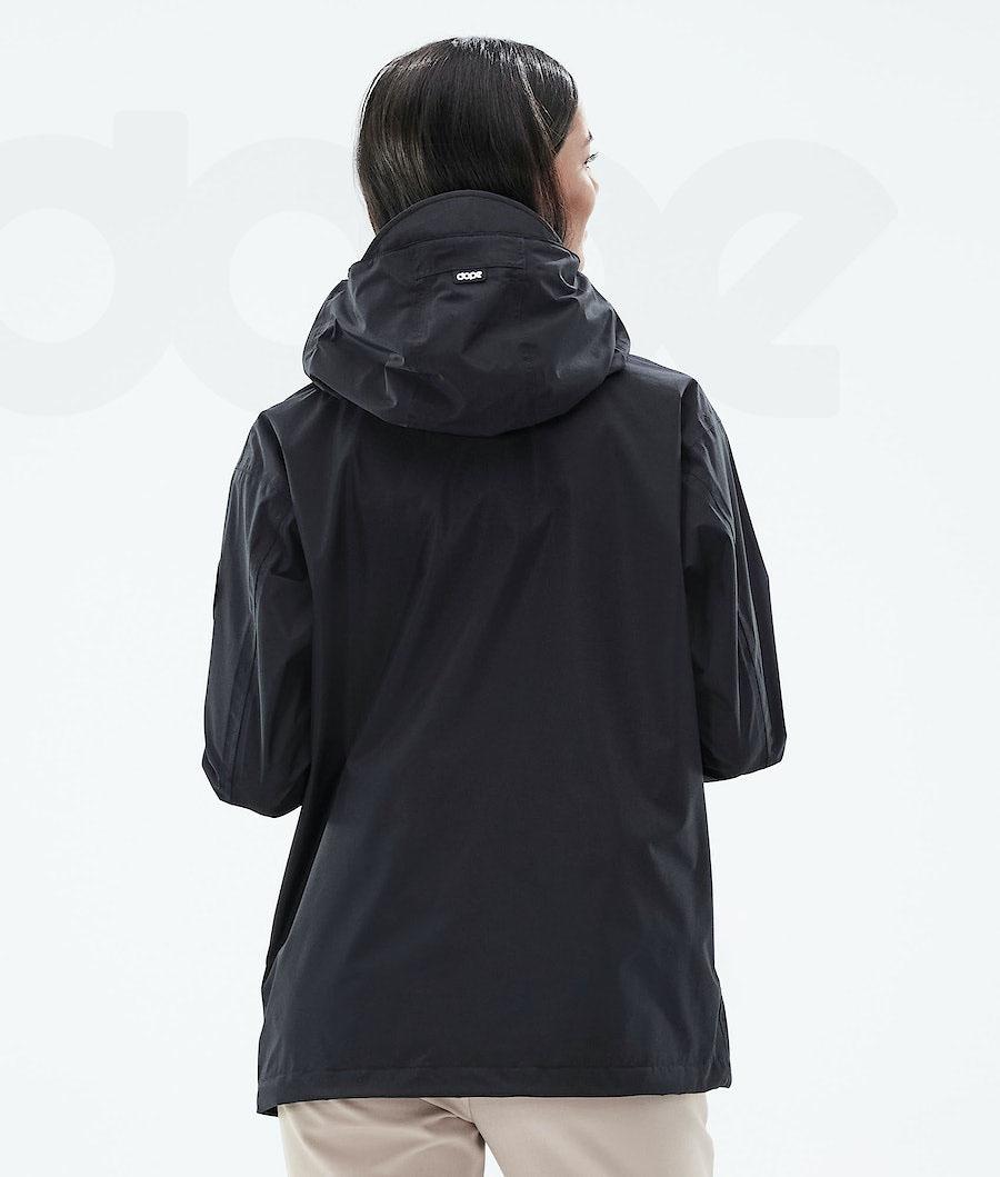 Black Women's Dope Blizzard Light W Full Zip Outdoor Jackets | NZ_D1106