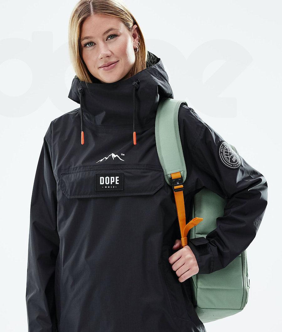 Black Women's Dope Blizzard Light W Outdoor Jackets | NZ_D1458