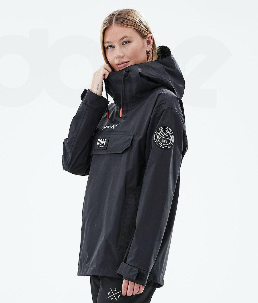 Black Women's Dope Blizzard Light W Outdoor Jackets | NZ_D1458