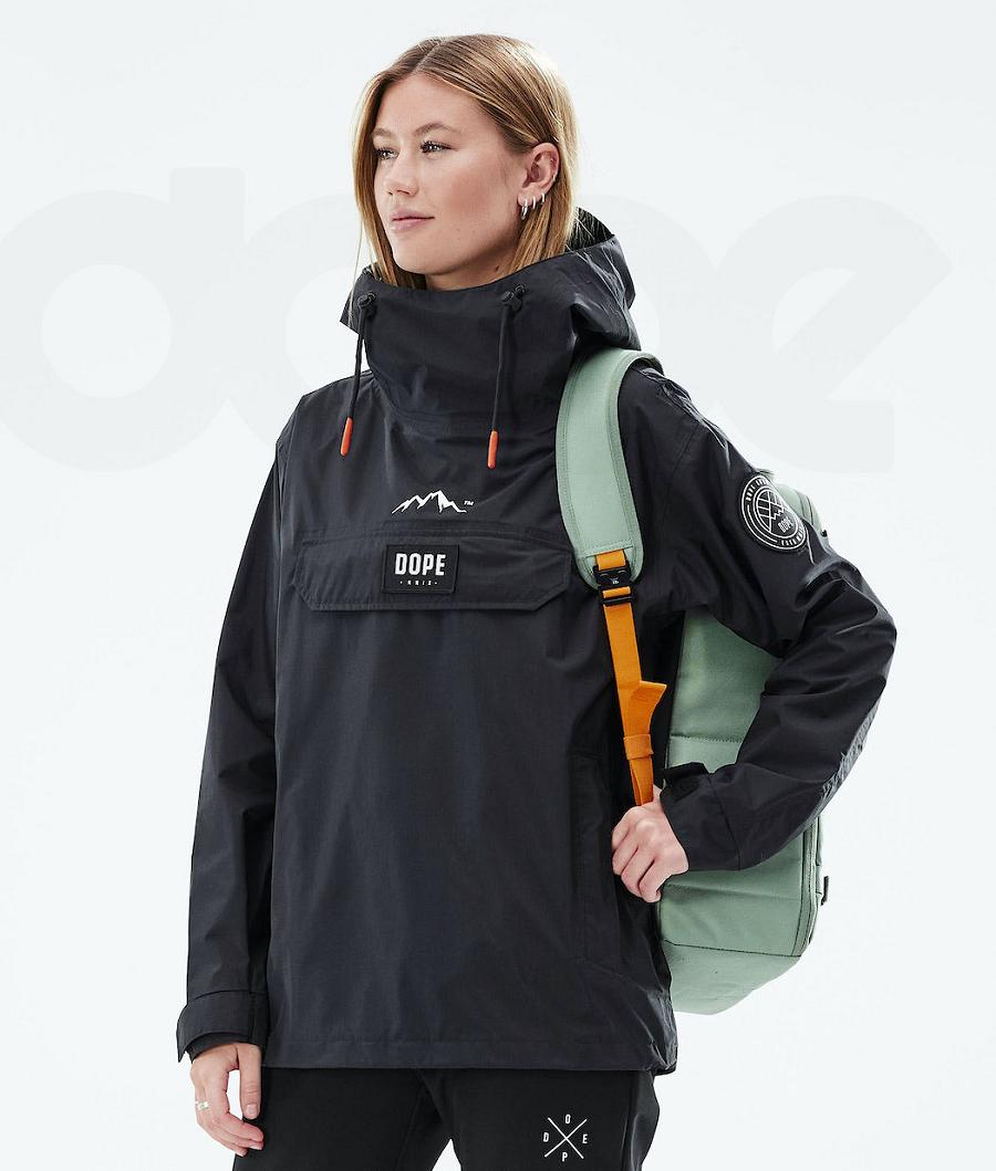Black Women\'s Dope Blizzard Light W Outdoor Jackets | NZ_D1458