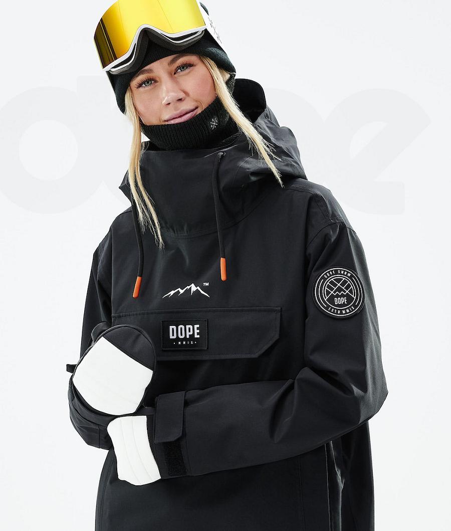 Black Women's Dope Blizzard W 2021 Ski Jackets | NZ_D1939