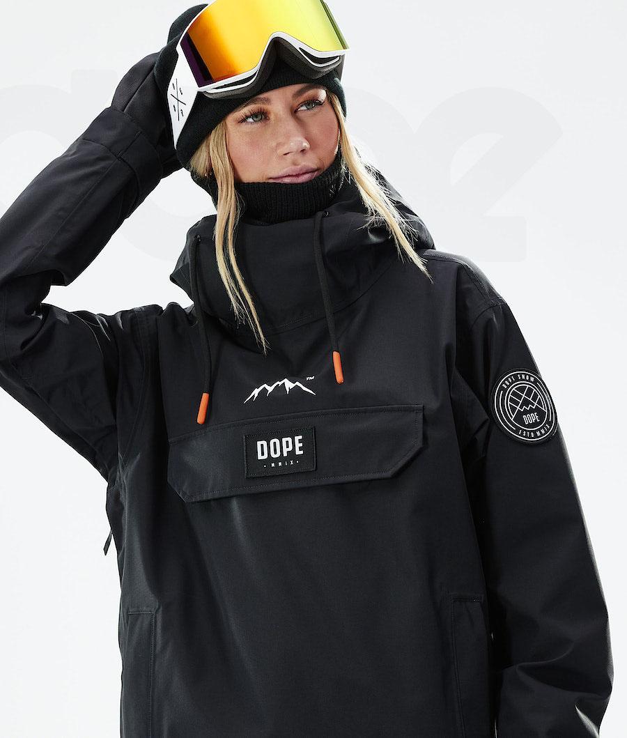 Black Women's Dope Blizzard W 2021 Ski Jackets | NZ_D1939