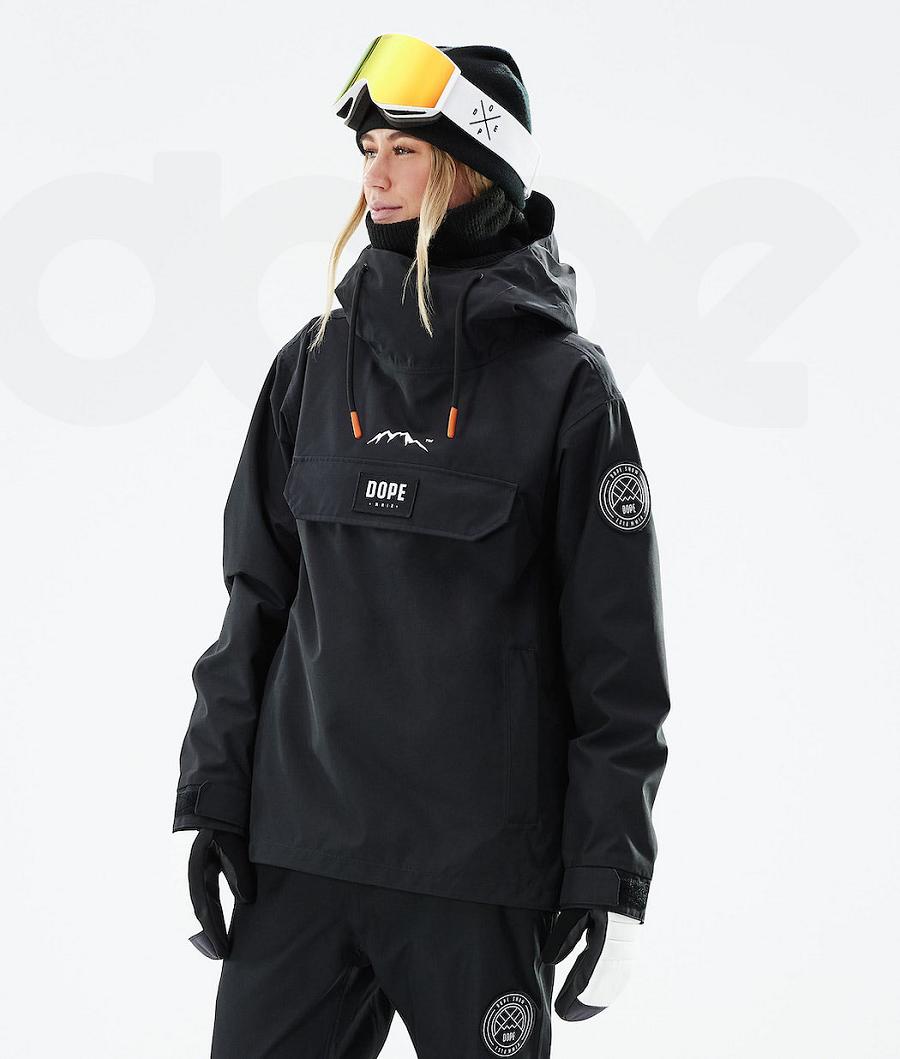 Black Women\'s Dope Blizzard W 2021 Ski Jackets | NZ_D1939
