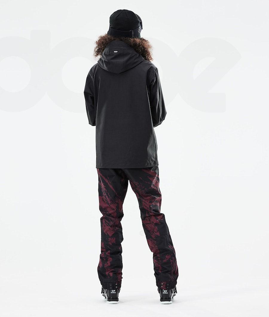 Black Women's Dope Blizzard W Full Zip 2021 Ski Jackets | NZ_D1544