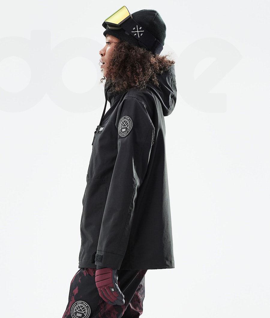 Black Women's Dope Blizzard W Full Zip 2021 Ski Jackets | NZ_D1544
