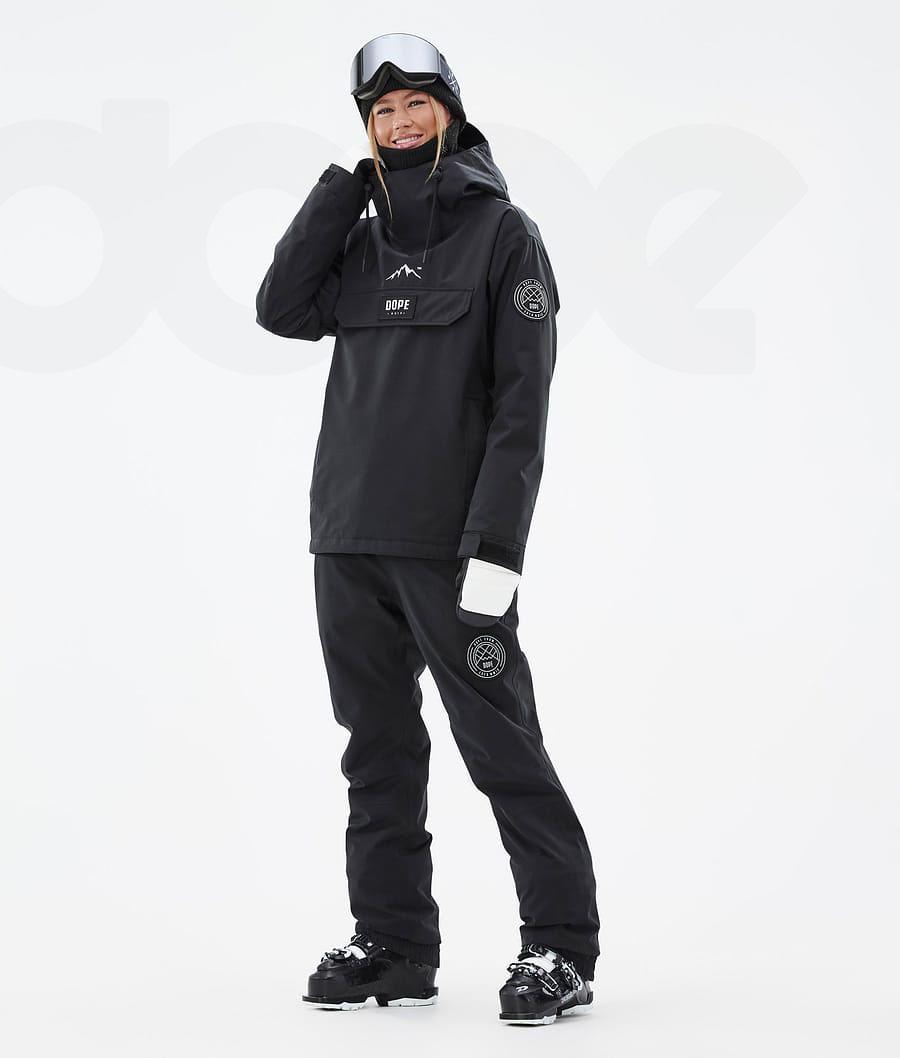 Black Women's Dope Blizzard W Ski Jackets | NZ_D2135