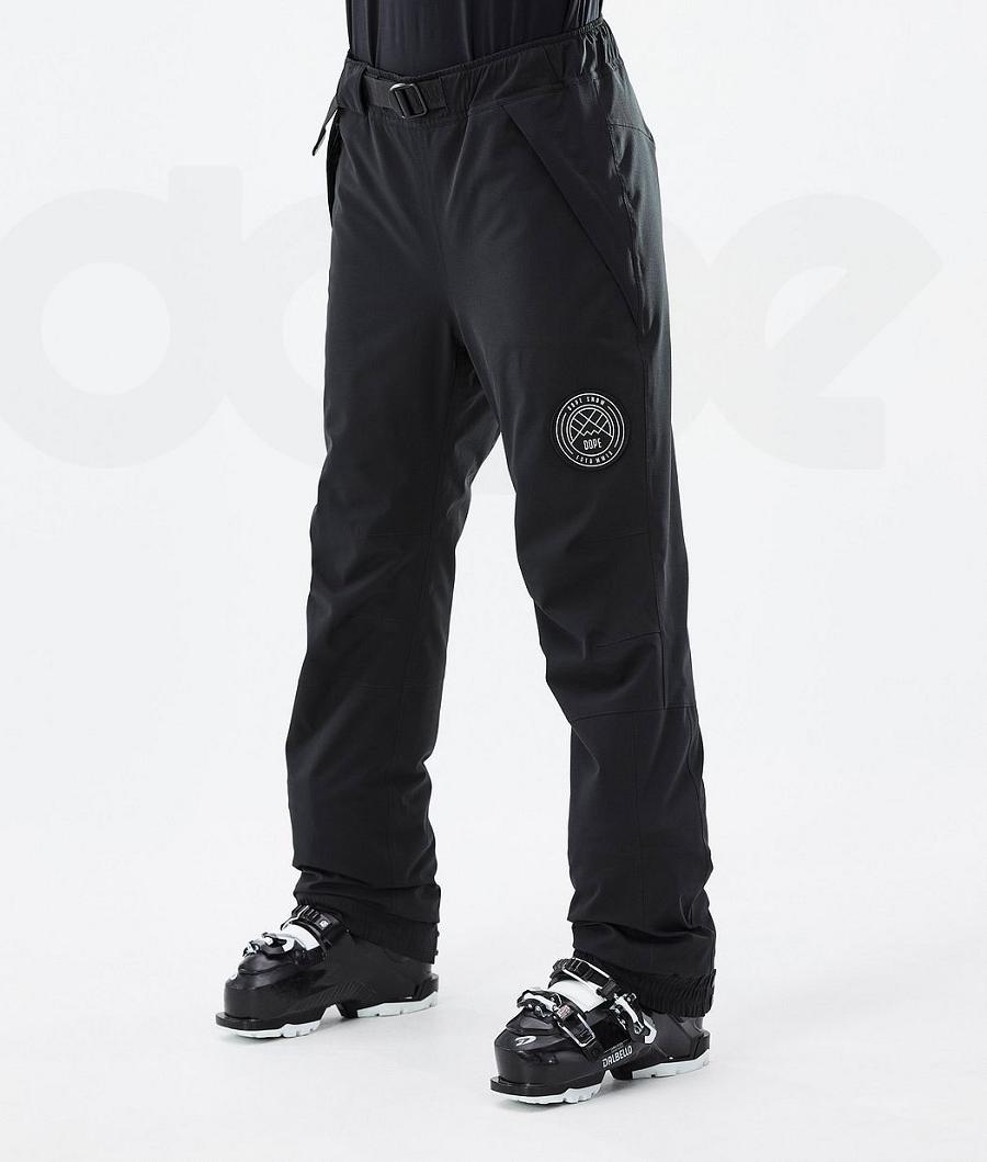 Black Women\'s Dope Blizzard W Ski Pants | NZ_D1825