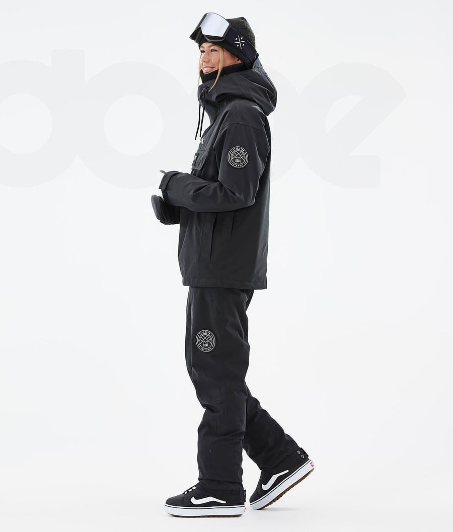 Black Women's Dope Blizzard W Snowboard Jackets | NZ_D2081