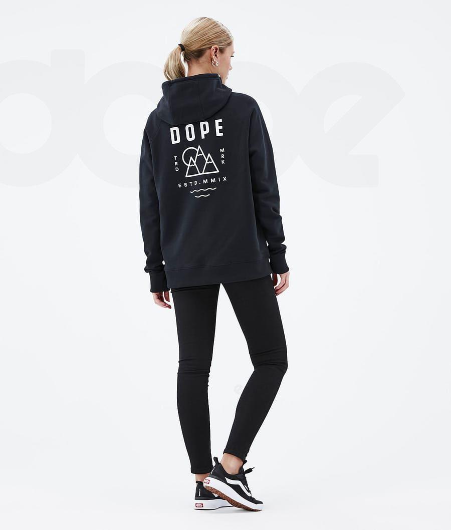 Black Women's Dope Common W Hoodies | NZ_D1063