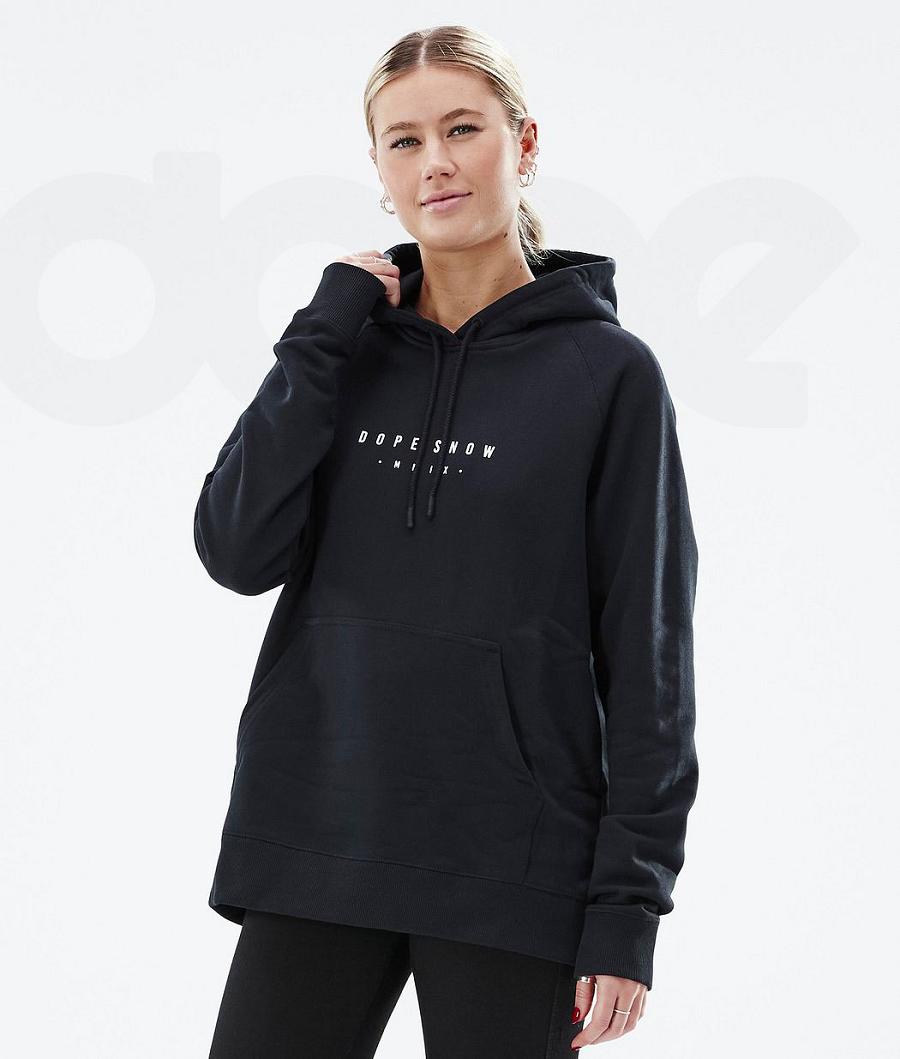 Black Women's Dope Common W Hoodies | NZ_D1299
