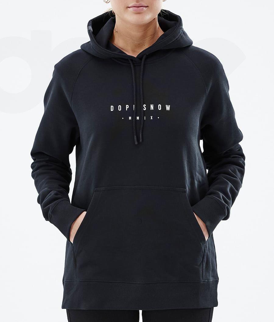 Black Women's Dope Common W Hoodies | NZ_D1299