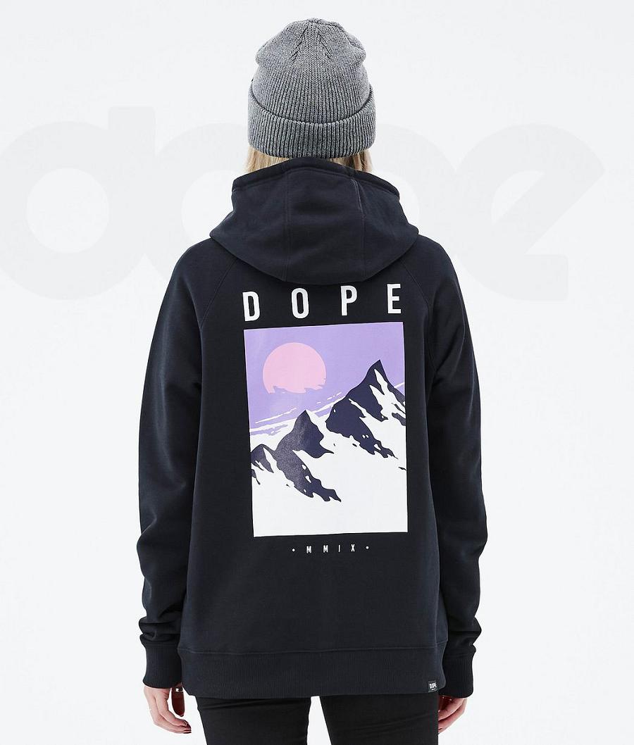 Black Women\'s Dope Common W Hoodies | NZ_D1382