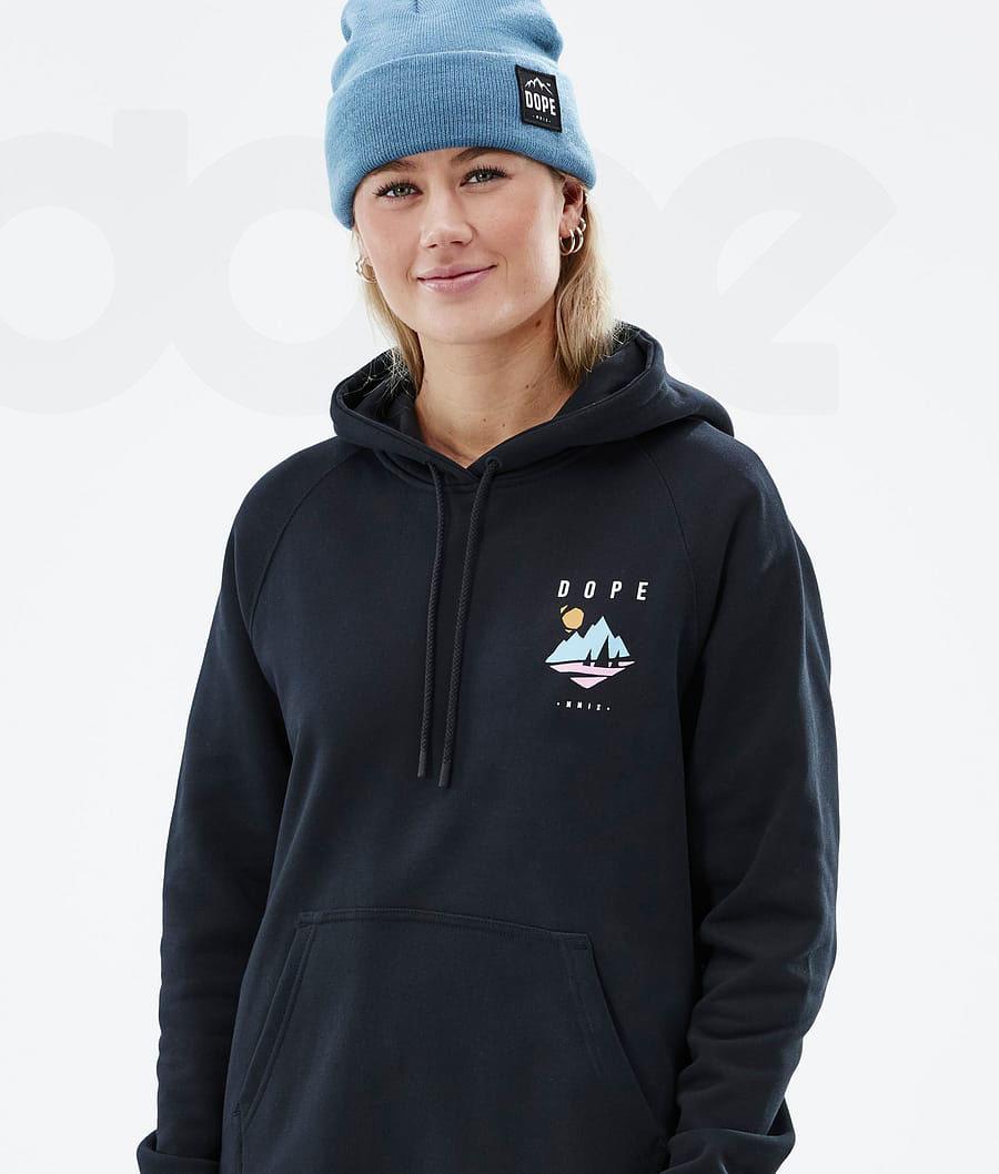 Black Women's Dope Common W Hoodies | NZ_D2398
