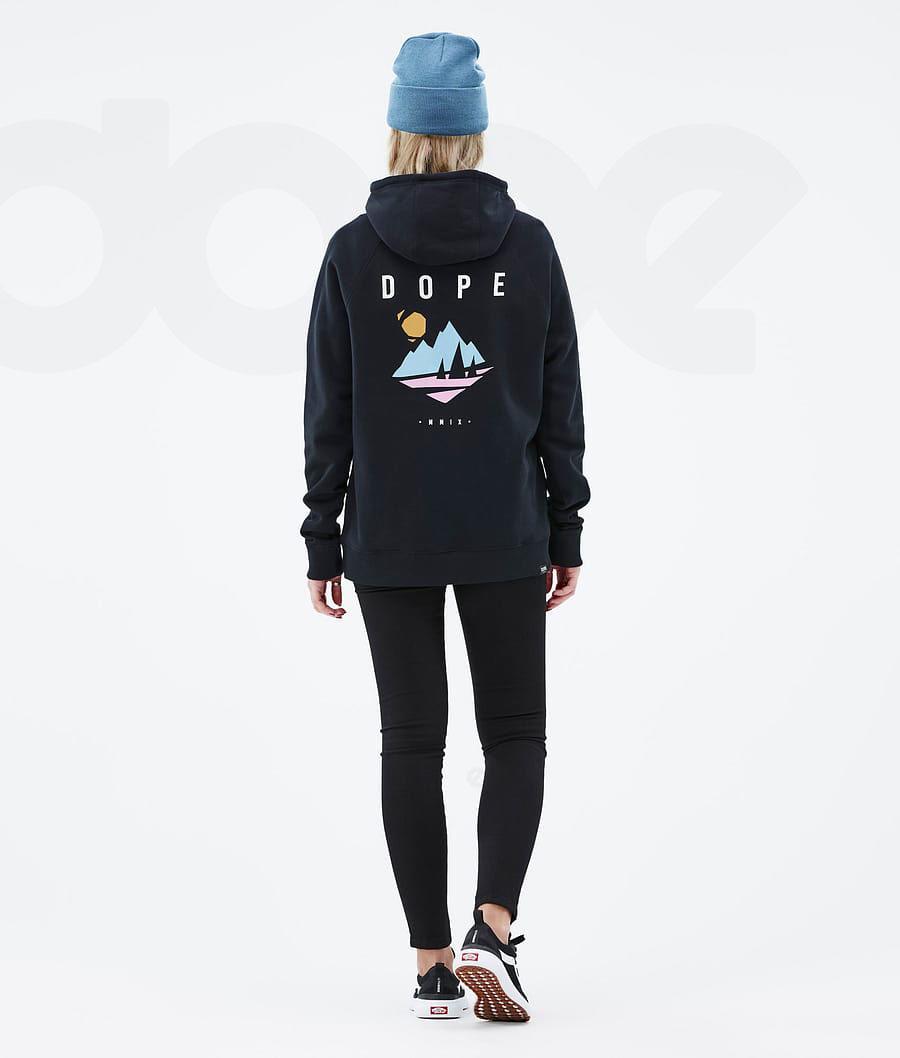 Black Women's Dope Common W Hoodies | NZ_D2398
