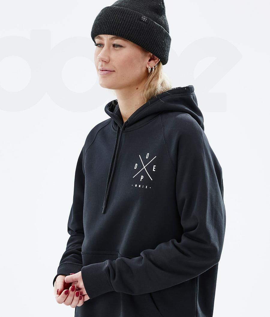 Black Women's Dope Common W Hoodies | NZ_D2523