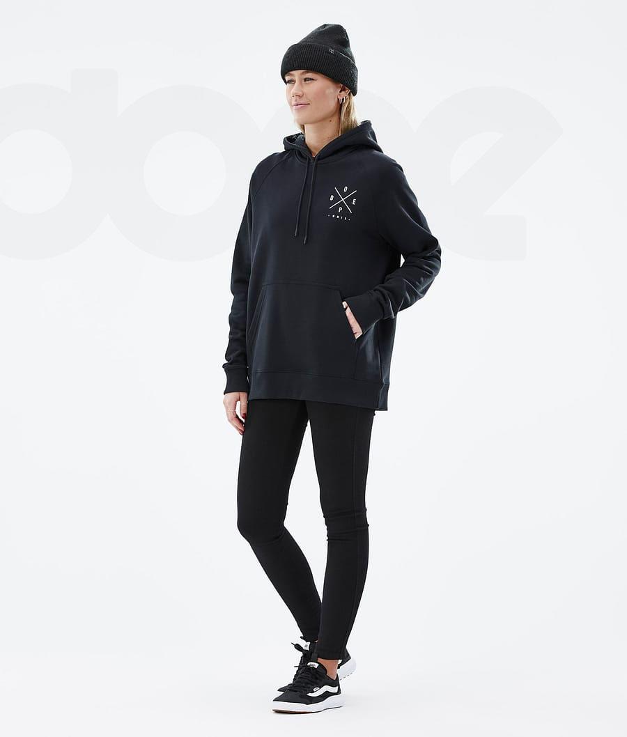 Black Women's Dope Common W Hoodies | NZ_D2523