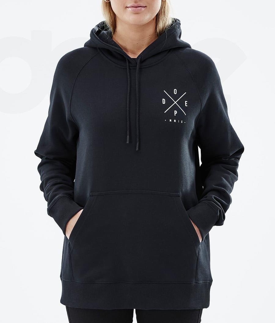 Black Women's Dope Common W Hoodies | NZ_D2523