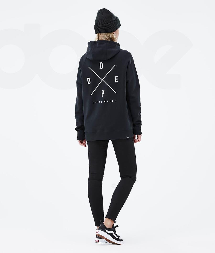 Black Women's Dope Common W Hoodies | NZ_D2523