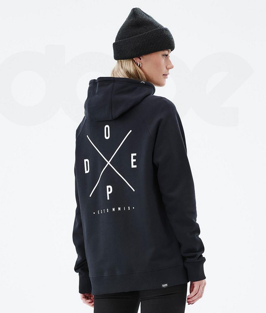 Black Women\'s Dope Common W Hoodies | NZ_D2523