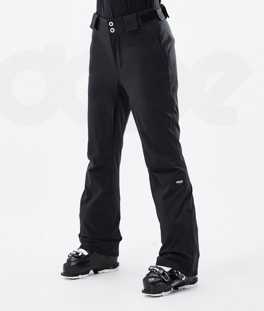 Black Women\'s Dope Con W Ski Pants | NZ_D1597