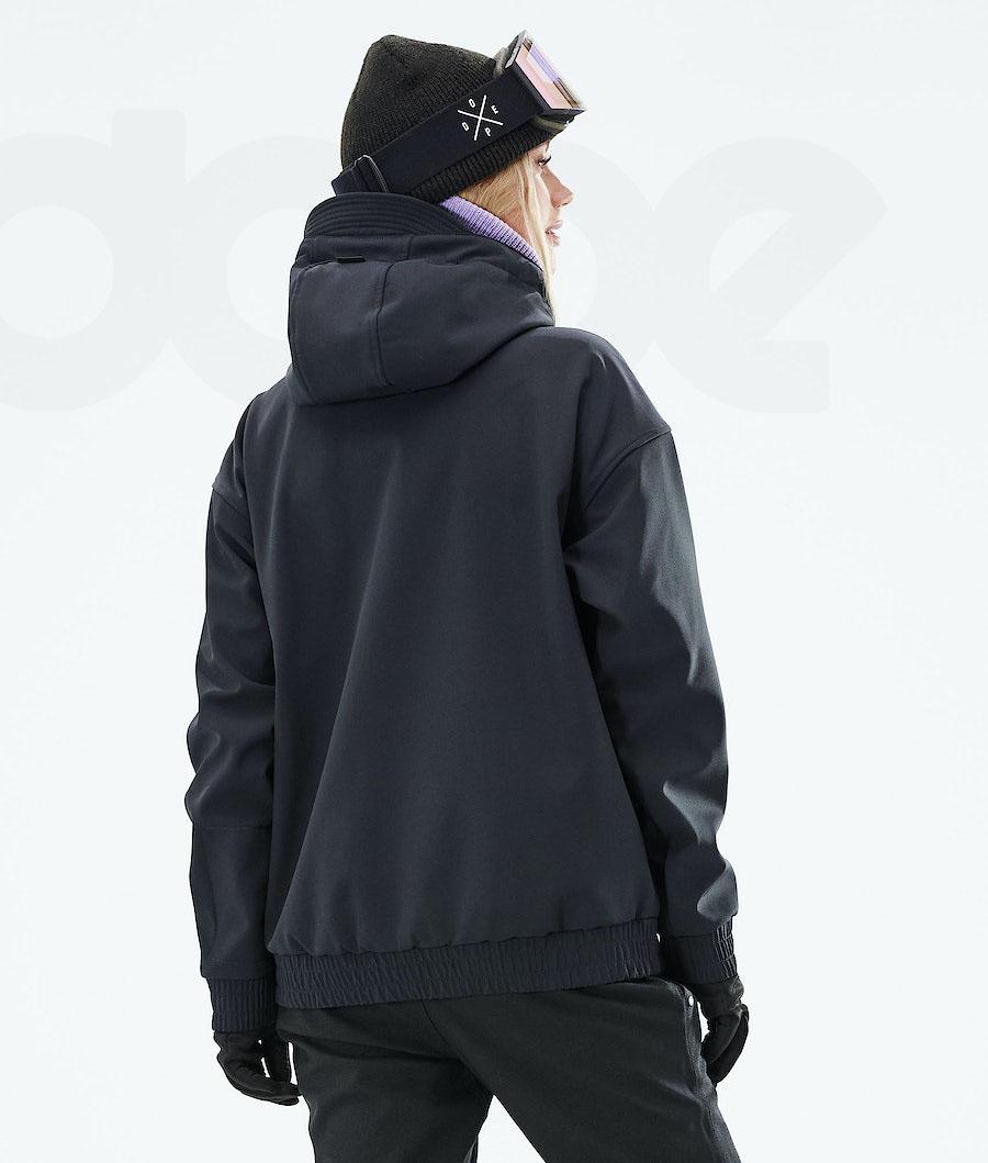 Black Women's Dope Cyclone W 2021 Ski Jackets | NZ_D2334