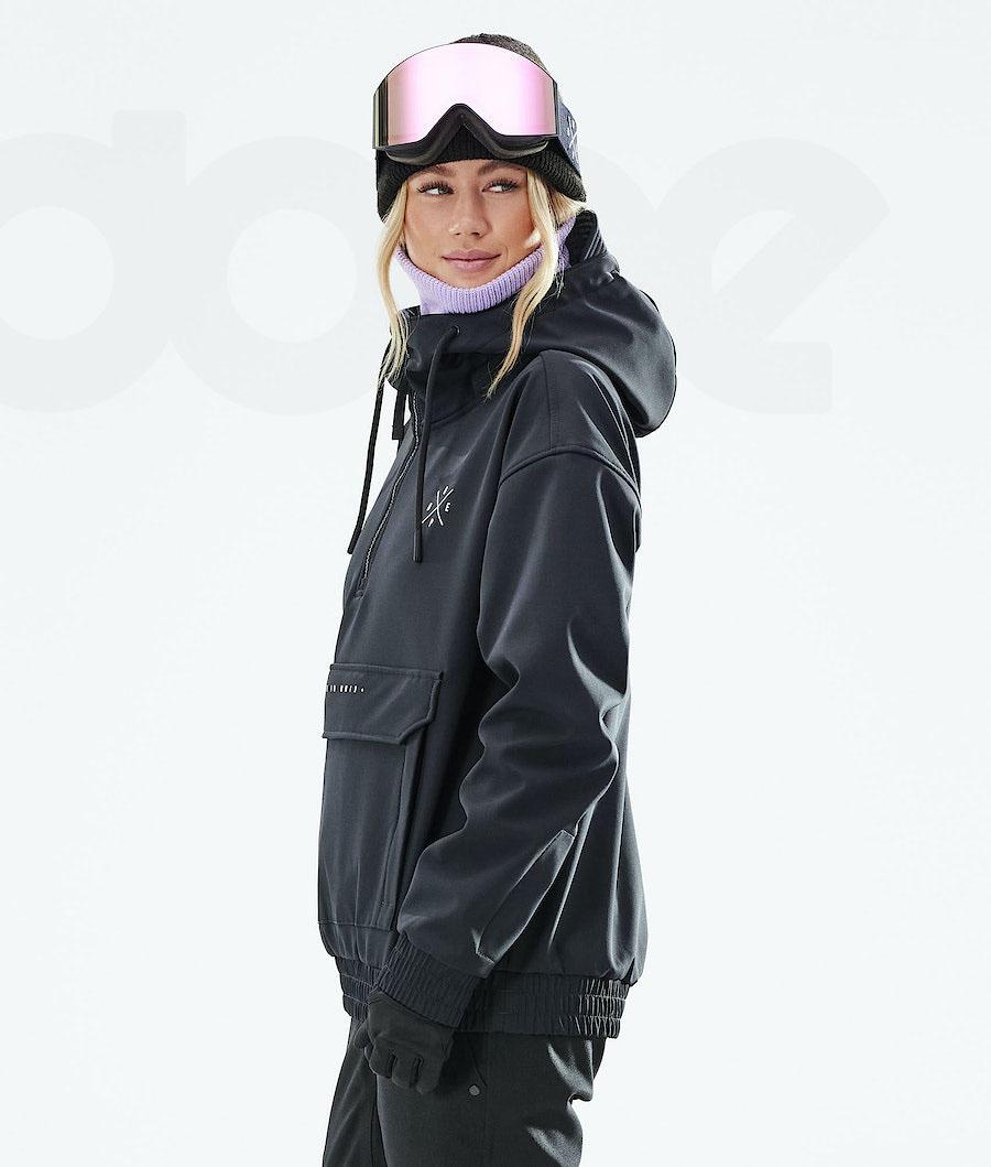 Black Women's Dope Cyclone W 2021 Ski Jackets | NZ_D2334