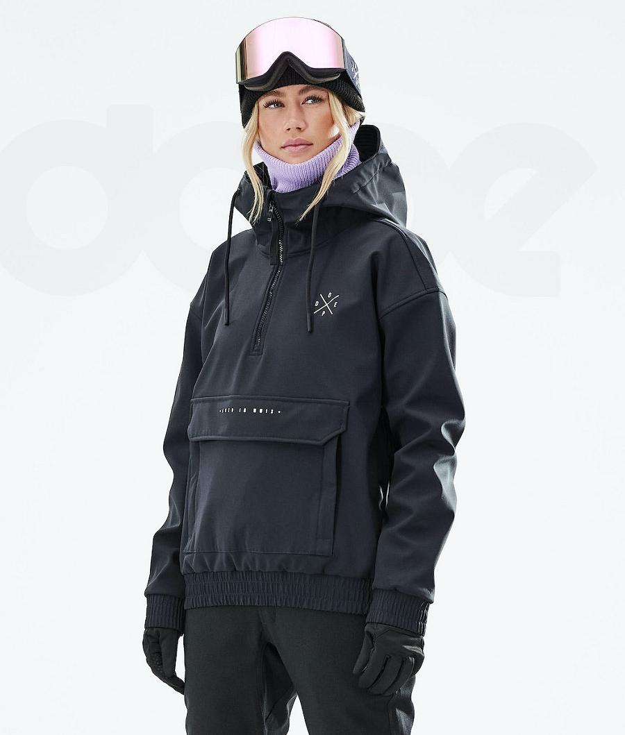 Black Women\'s Dope Cyclone W 2021 Ski Jackets | NZ_D2334