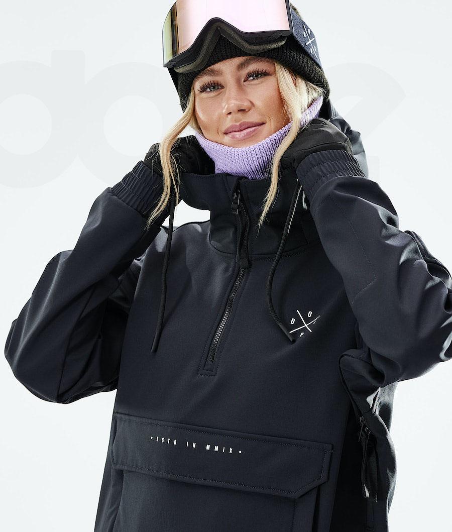 Black Women's Dope Cyclone W 2021 Snowboard Jackets | NZ_D1490