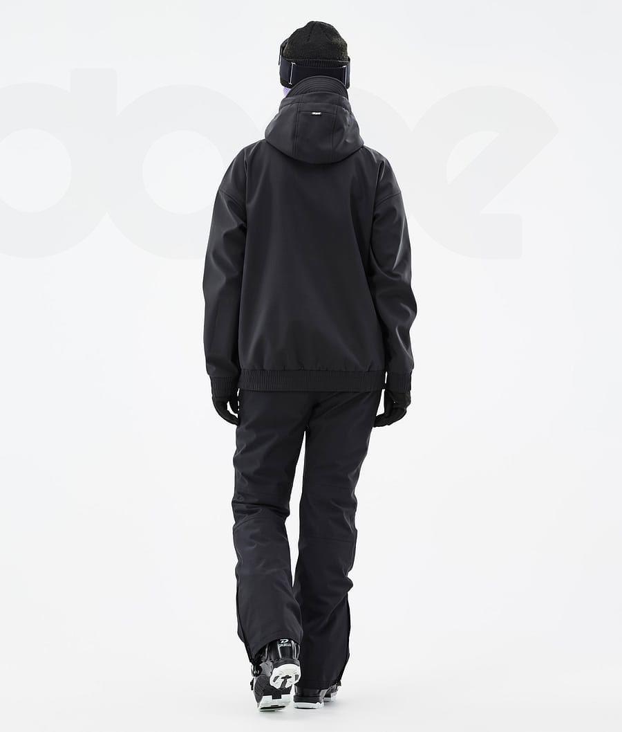 Black Women's Dope Cyclone W Ski Jackets | NZ_D2323