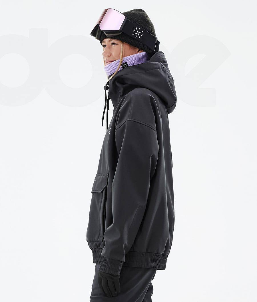 Black Women's Dope Cyclone W Ski Jackets | NZ_D2323