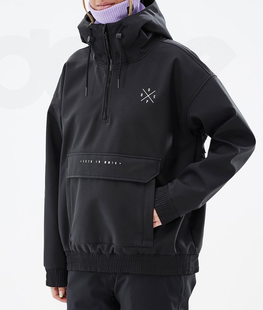 Black Women's Dope Cyclone W Ski Jackets | NZ_D2323