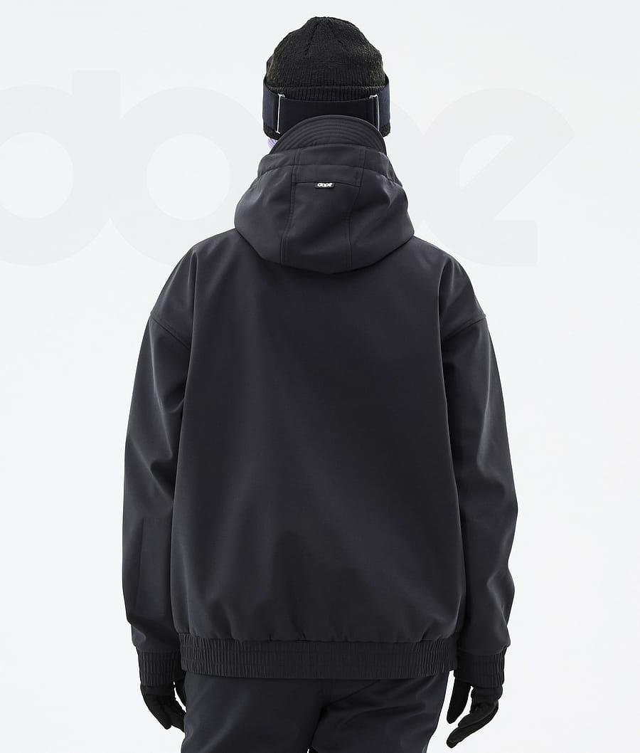 Black Women's Dope Cyclone W Ski Jackets | NZ_D2323