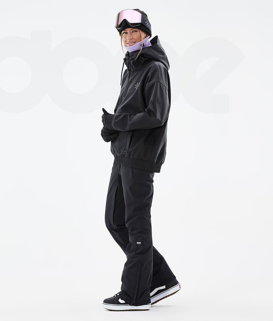 Black Women's Dope Cyclone W Snowboard Jackets | NZ_D1055