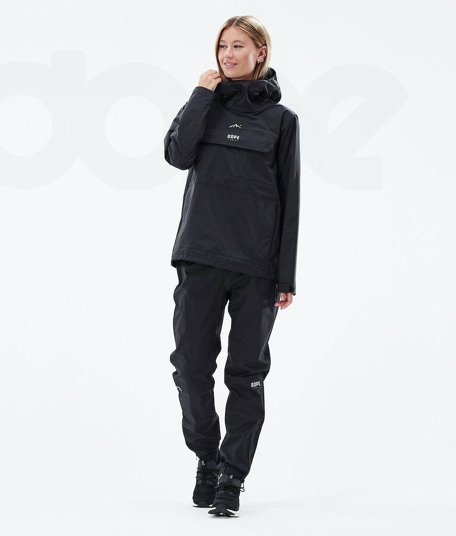 Black Women's Dope Downpour W Outdoor Pants | NZ_D2404