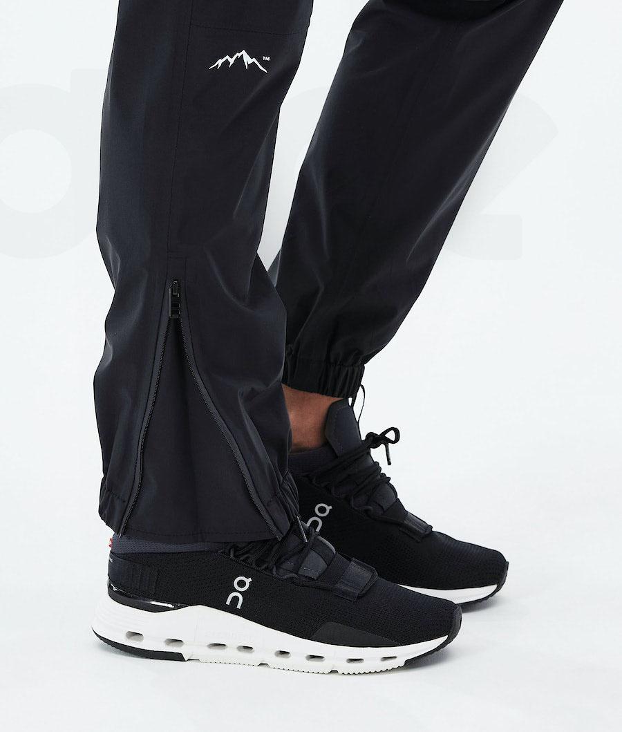 Black Women's Dope Downpour W Outdoor Pants | NZ_D2404