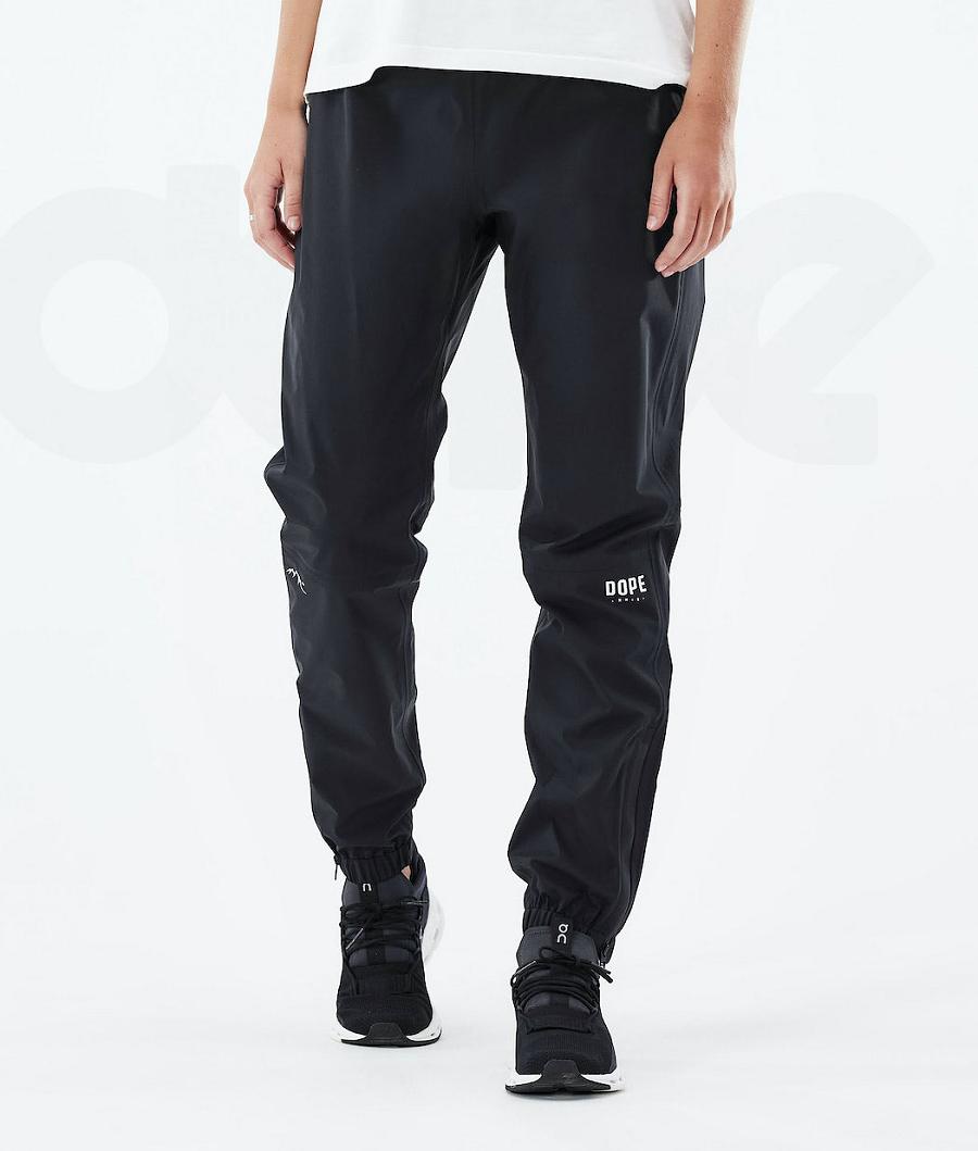 Black Women\'s Dope Downpour W Outdoor Pants | NZ_D2404