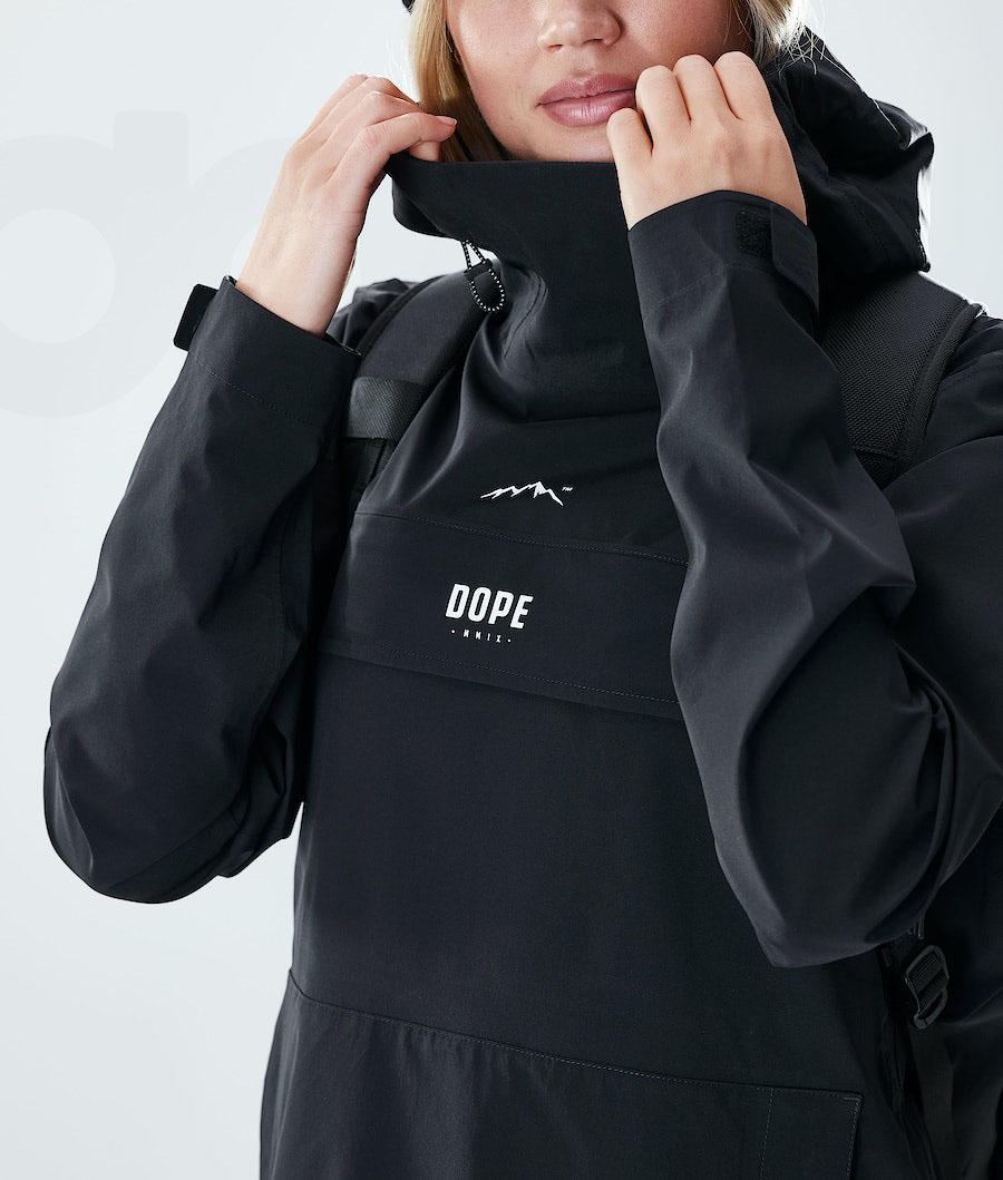 Black Women's Dope Drizzard W Outdoor Jackets | NZ_D2288