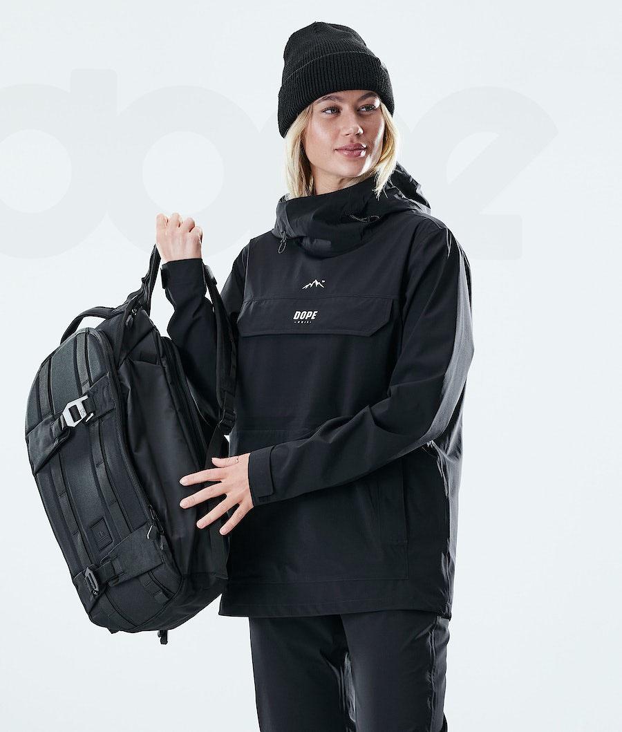 Black Women's Dope Drizzard W Outdoor Jackets | NZ_D2288