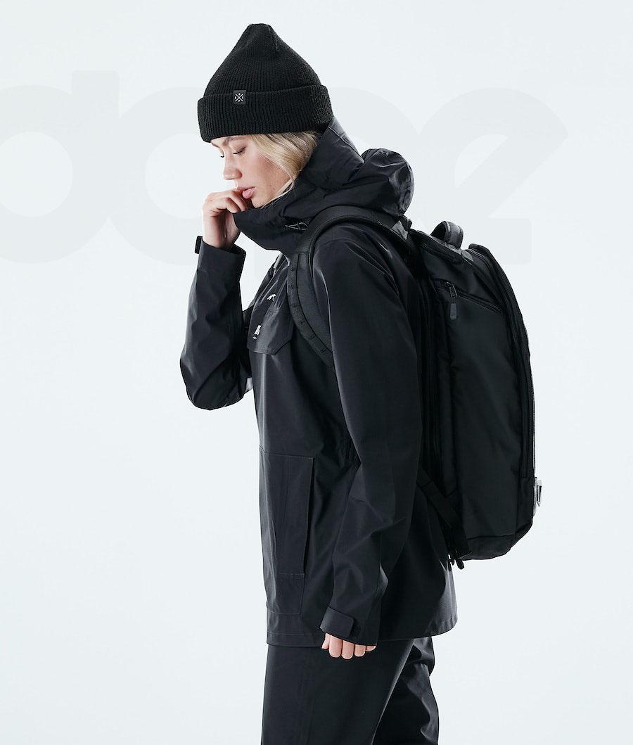 Black Women's Dope Drizzard W Outdoor Jackets | NZ_D2288