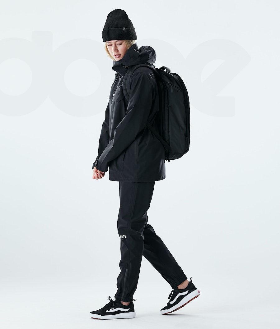 Black Women's Dope Drizzard W Outdoor Jackets | NZ_D2288