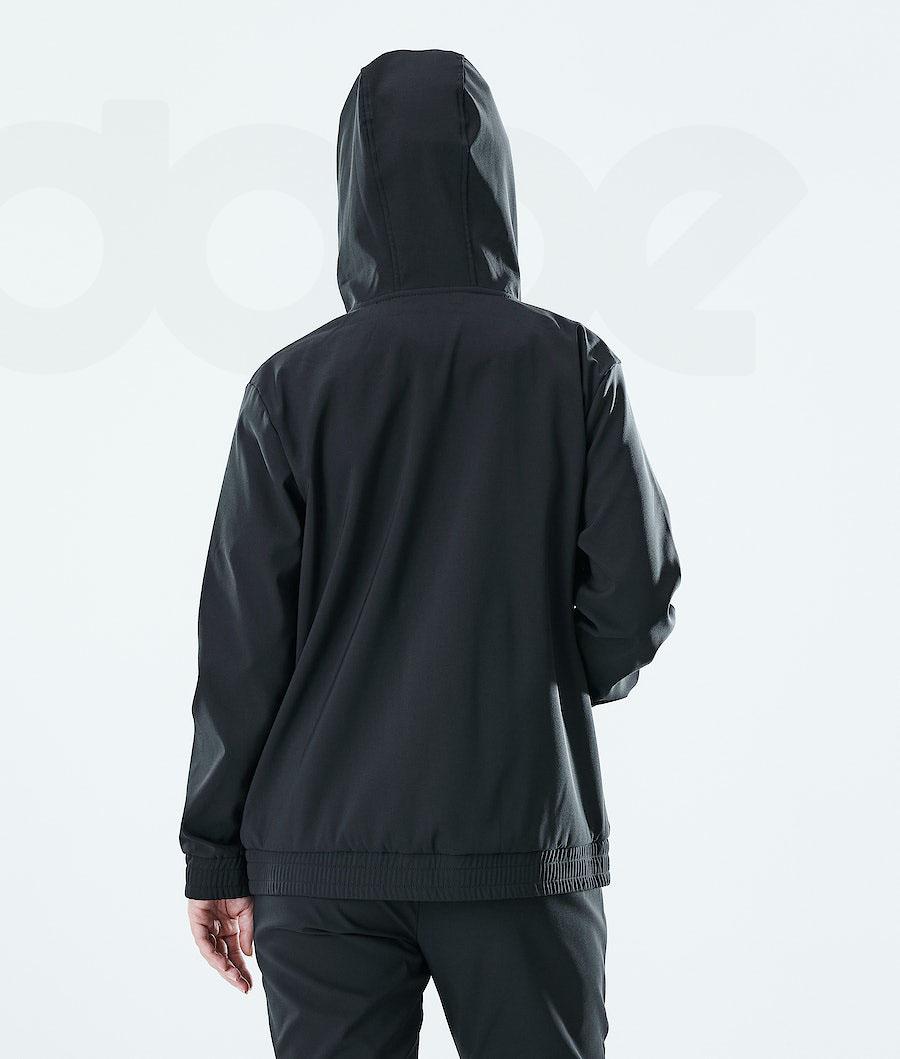 Black Women's Dope Flight W Full Zip Hoodies | NZ_D1186