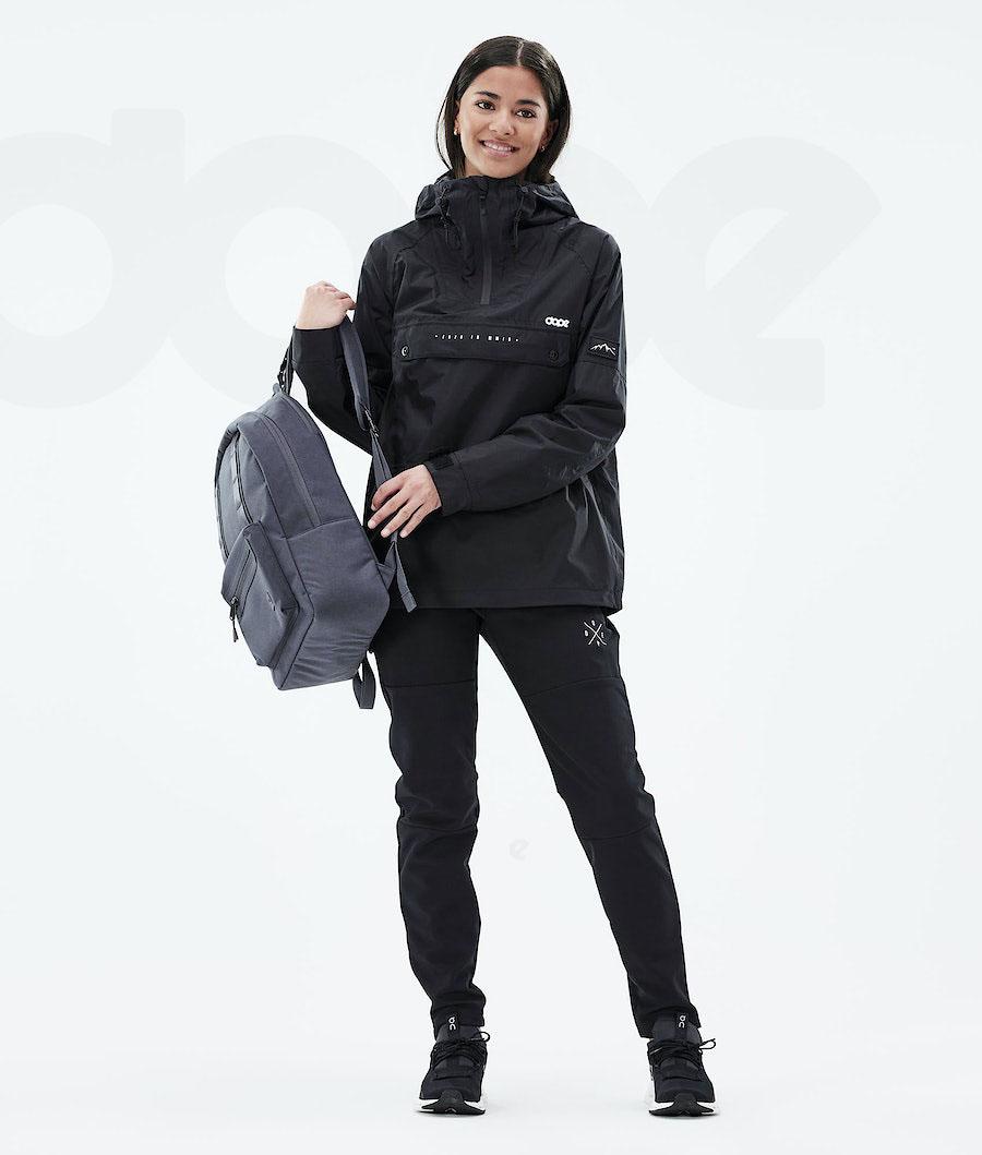 Black Women's Dope Hiker Light W Outdoor Jackets | NZ_D1498
