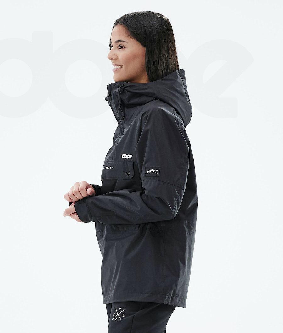 Black Women's Dope Hiker Light W Outdoor Jackets | NZ_D1498